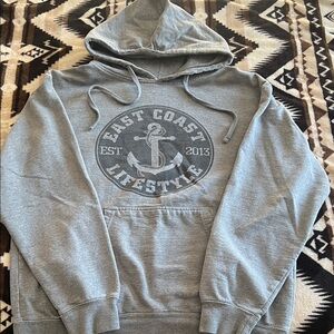 East Coast Lifestyle Gray Hoodie